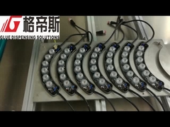 Corrugated lamp glue potting machine