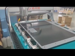 mirror decorating light frame silicone glue application by 3 axis glue dispensing robot