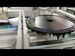 desktop glue dispensing robot for round shape gluing process