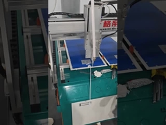 300*1200 panel light silicone application by automatic glue dispensing robot
