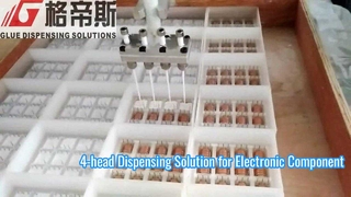 4-head Dispensing Solution for Electronic Component