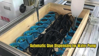 Automatic Glue dispensing for Water Pump 
