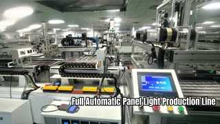 Vollautomatische Produktionslinie für Flächenleuchten