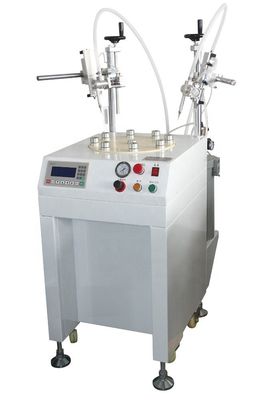 Buy Floor Stand Automatic Glue Dispenser Round Glue Dispensing System 200W For LED Bulb online manufacture