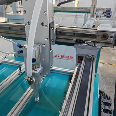 Buy 220V Glue Dispensing Robot 1500*600*100mm Auto Glue Dispenser For Air Purification Lamp online manufacture