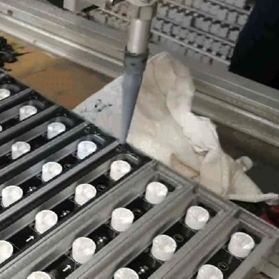 Buy LED Projector Light Glue Dispenser Robot 3 Axis Adhesive Dispensing Machine 150W online manufacture