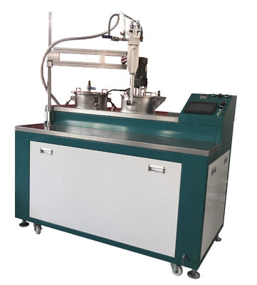 Buy Industrial Glue Potting Machine specialized in black epoxy glue dispensing with accurate 5 to 1 ratio ideal for water pump manufacturing lines online manufacture