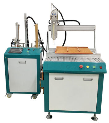 satın al Özellikle 600mm * 600mm panel için Çeşitli Endüstriyel İş Parçalarında Doğru Silikon ve UV Tutkal Dağıtımı için Tasarlanmış Yüksek Hızlı 3 Eksenli Dağıtım Robotu Çevrimiçi üretim