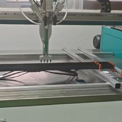 Buy Glue Dispensing Machine designed for automatic silicone dispensing on backlit panel boards used in LED light assembly lines online manufacture