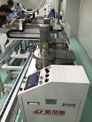 주문 LED 드라이버 생산용 진공 및 가열 기능이 있는 완전 자동 AB 접착제 포팅 머신 온라인 제품