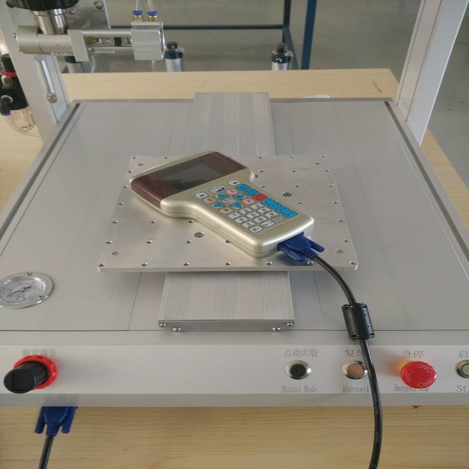 220V Automatic Glue Dispenser 500mm/sec Robotic Glue Dispensing For LED ...