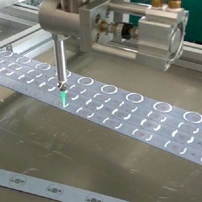 Industrial Silicone Dispensing Equipment 0.4Mpa - 0.6Mpa Adhesive Dispensing System With Round Panel