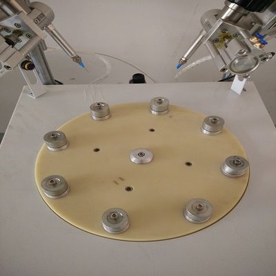 Two Heads Glue Dispensing Machine 220V Auto Dispenser Machine For Led Bulb Production