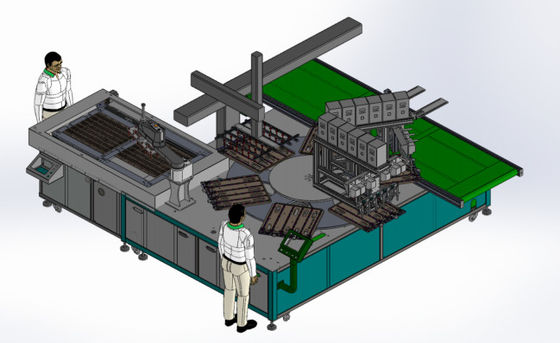 High Speed Custom Assembly Equipment Back Lit Panel Light Assembly Machine