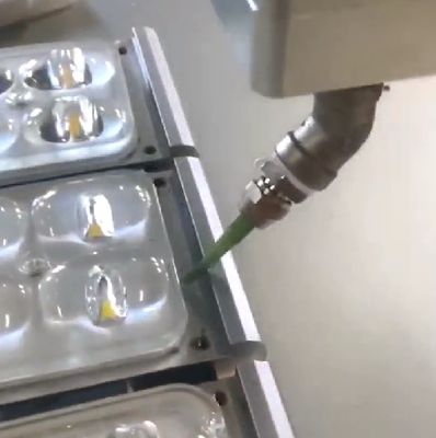 EXW Report and Test Video Adhesive Application Robot for LED Street Light