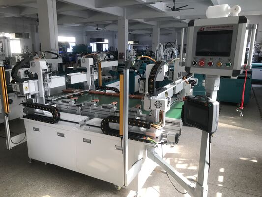 High Capacity Automatic Screw Locking Machine Equipped with 2X4 Backlit Panel Light for Online Assembly Efficiency